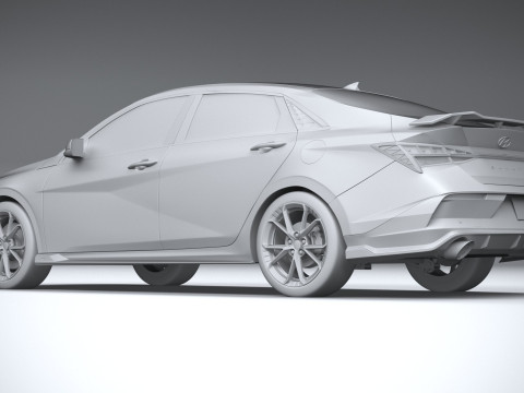 Hyundai Elantra N 2024 Model 3D