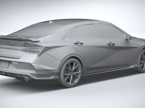 Hyundai Elantra N 2024 Model 3D