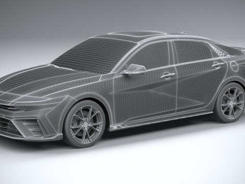 Hyundai Elantra N 2024 Model 3D