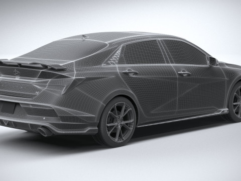 Hyundai Elantra N 2024 Model 3D
