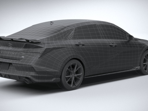 Hyundai Elantra N 2024 Model 3D