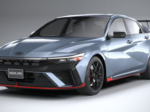 Hyundai Elantra N TCR Edition 2026 3D 模型