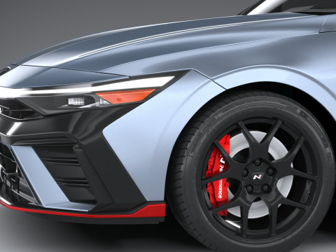 Hyundai Elantra N TCR Edition 2026 3D 模型