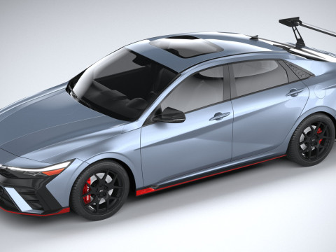 Hyundai Elantra N TCR Edition 2026 3D 模型