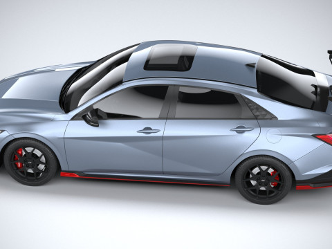 Hyundai Elantra N TCR Edition 2026 3D 模型
