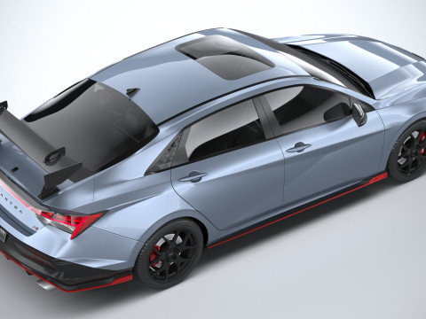 Hyundai Elantra N TCR Edition 2026 3D 模型
