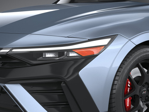 Hyundai Elantra N TCR Edition 2026 3D 模型