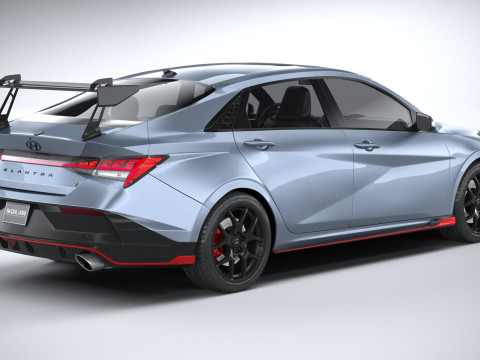 Hyundai Elantra N TCR Edition 2026 3D 模型