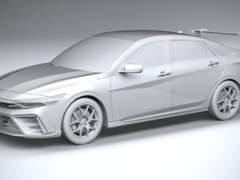 Hyundai Elantra N TCR Edition 2026 3D 模型