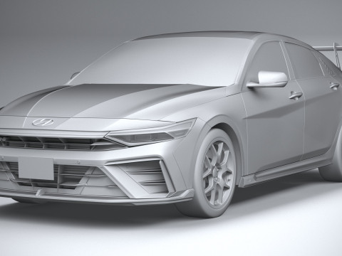 Hyundai Elantra N TCR Edition 2026 3D 模型