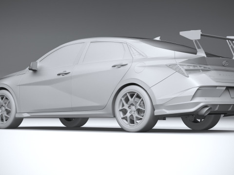 Hyundai Elantra N TCR Edition 2026 3D 模型