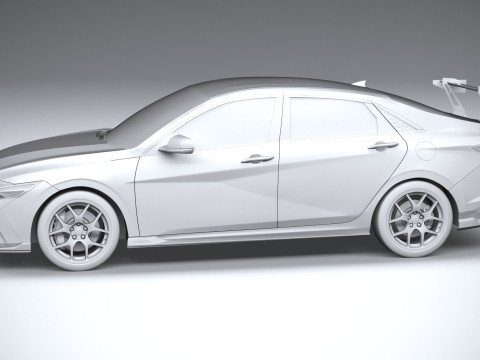 Hyundai Elantra N TCR Edition 2026 3D 模型