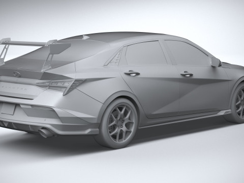 Hyundai Elantra N TCR Edition 2026 3D 模型