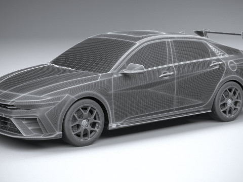 Hyundai Elantra N TCR Edition 2026 3D 模型