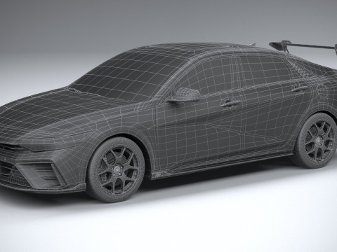 Hyundai Elantra N TCR Edition 2026 3D 模型