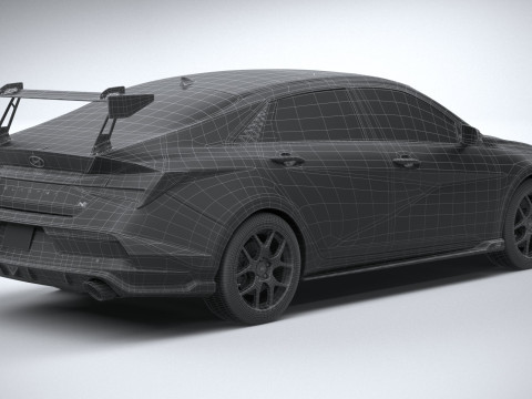 Hyundai Elantra N TCR Edition 2026 3D 模型