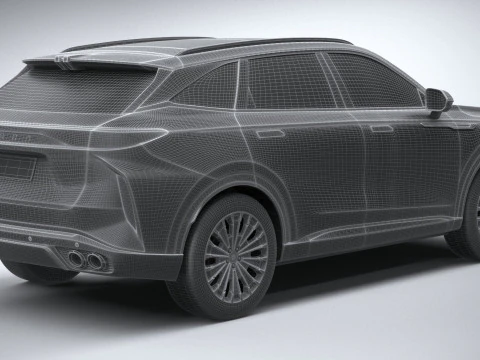 Omoda C9 2025 3D Model