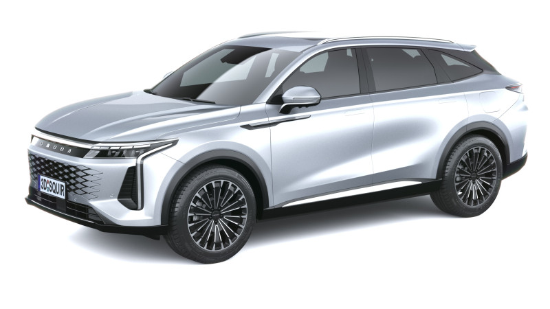 Omoda C9 2025 3D Modell .c4d .max .obj .3ds .fbx .stl .blend