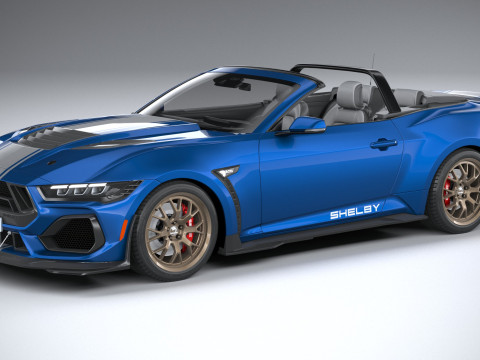 Shelby S650 Super Snake Convertible 2026 3Dモデル