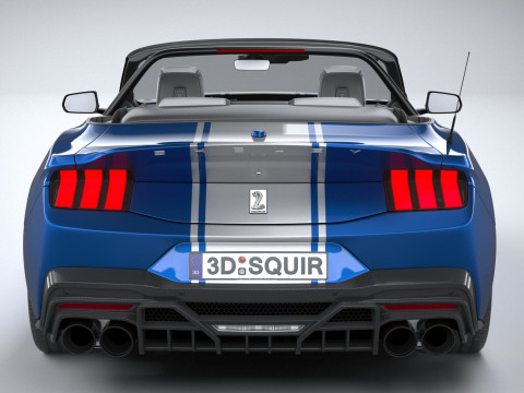 Shelby S650 Super Snake Convertible 2026 3D Model