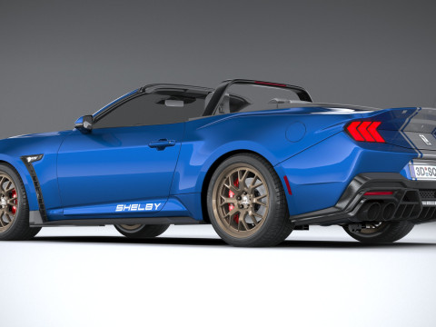 Shelby S650 Super Snake Convertible 2026 3D Model