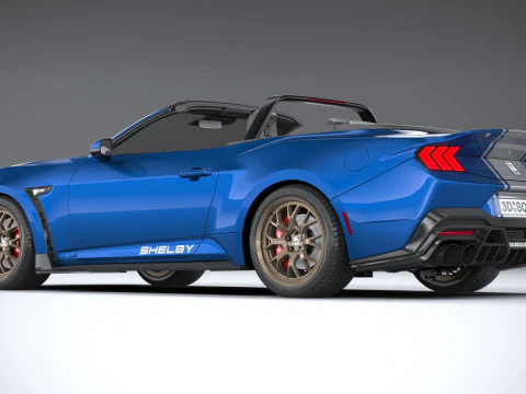 Shelby S650 Super Snake Convertible 2026 3D Model