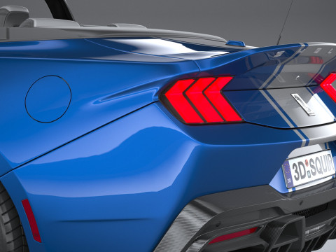 Shelby S650 Super Snake Convertible 2026 3D Model
