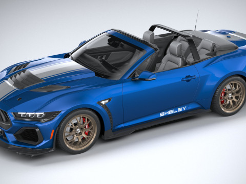 Shelby S650 Super Snake Convertible 2026 3D Model