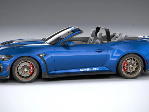Shelby S650 Super Snake Convertible 2026 3D Model