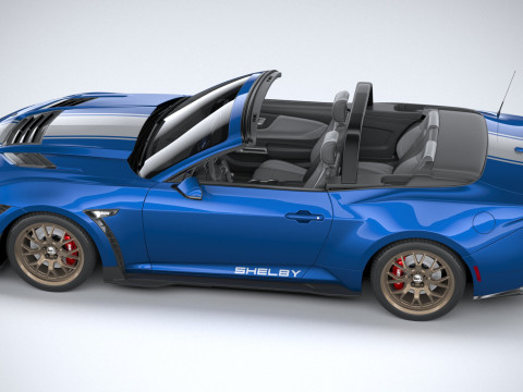 Shelby S650 Super Snake Convertible 2026 3D Model