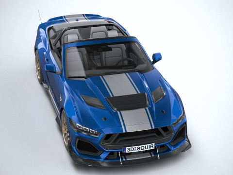 Shelby S650 Super Snake Convertible 2026 3D Model