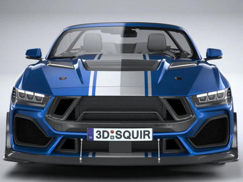 Shelby S650 Super Snake Convertible 2026 3D Model