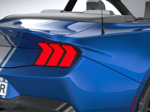 Shelby S650 Super Snake Convertible 2026 3D Model