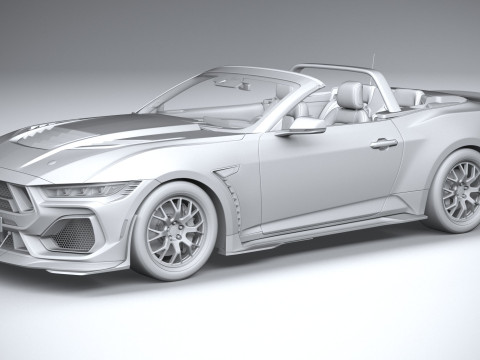 Shelby S650 Super Snake Convertible 2026 3D Model