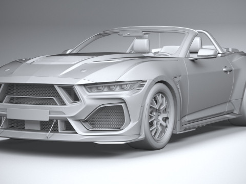 Shelby S650 Super Snake Convertible 2026 3D Model