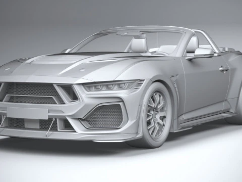 Shelby S650 Super Snake Convertible 2026 3D Model