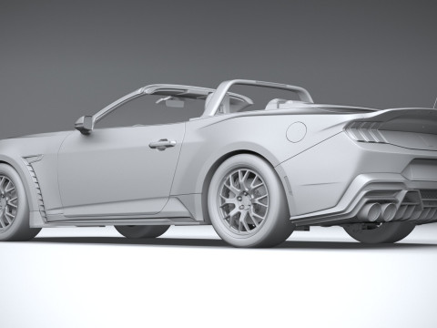 Shelby S650 Super Snake Convertible 2026 3D Model