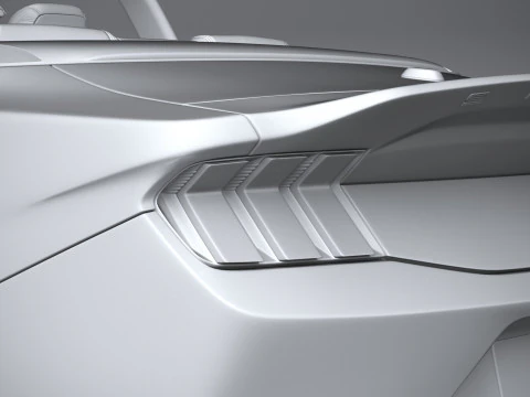 Shelby S650 Super Snake Convertible 2026 3D Model