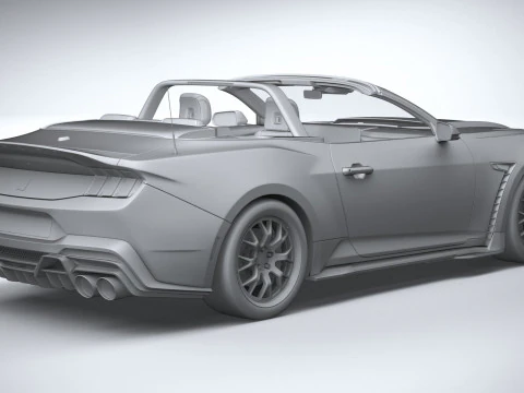Shelby S650 Super Snake Convertible 2026 3D Model