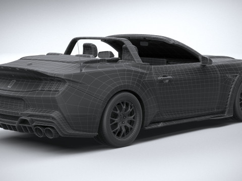 Shelby S650 Super Snake Convertible 2026 3D Model