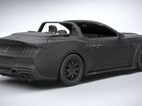 Shelby S650 Super Snake Convertible 2026 3D Model