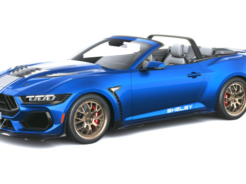 Shelby S650 Super Snake Convertible 2026 3D Model