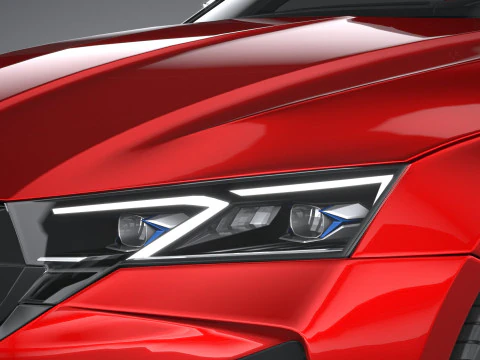 Interni Skoda Octavia Combi RS 2025 Modello 3D