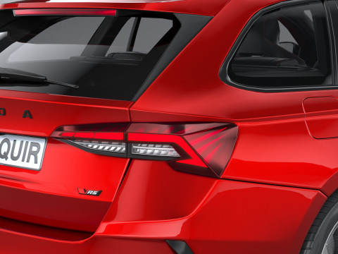 Skoda Octavia Combi RS Interior 2025 Model 3D