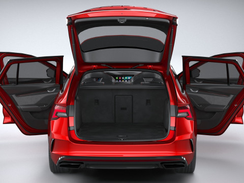 Skoda Octavia Combi RS Interior 2025 Model 3D