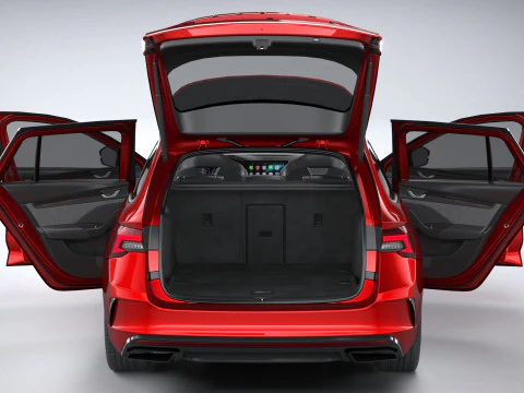 Interni Skoda Octavia Combi RS 2025 Modello 3D