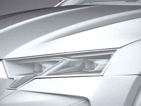 Interni Skoda Octavia Combi RS 2025 Modello 3D