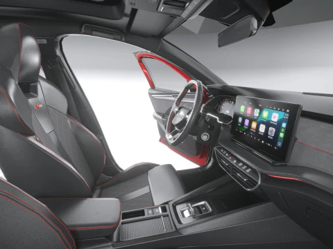 Interni Skoda Octavia Combi RS 2025 Modello 3D