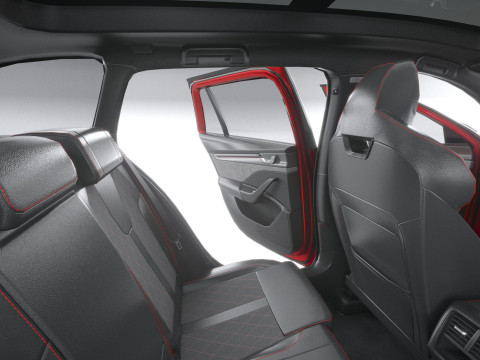 Skoda Octavia Combi RS Interior 2025 Model 3D