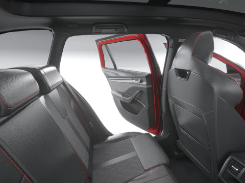 Interni Skoda Octavia Combi RS 2025 Modello 3D
